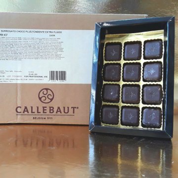 SURROGATO CIOC.CHOCO PLUS FONDENTE KG.12